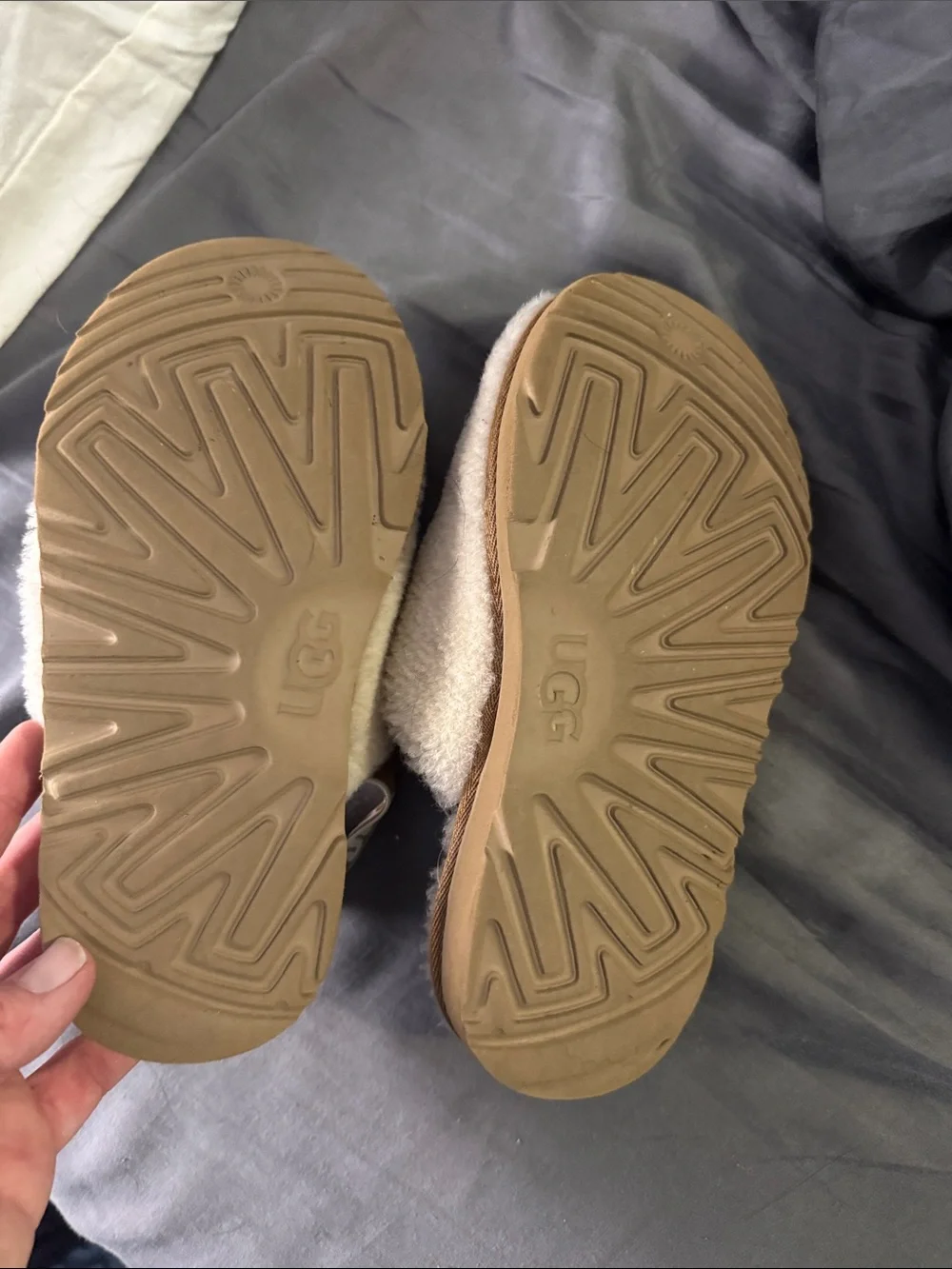 UGG plush shearling
